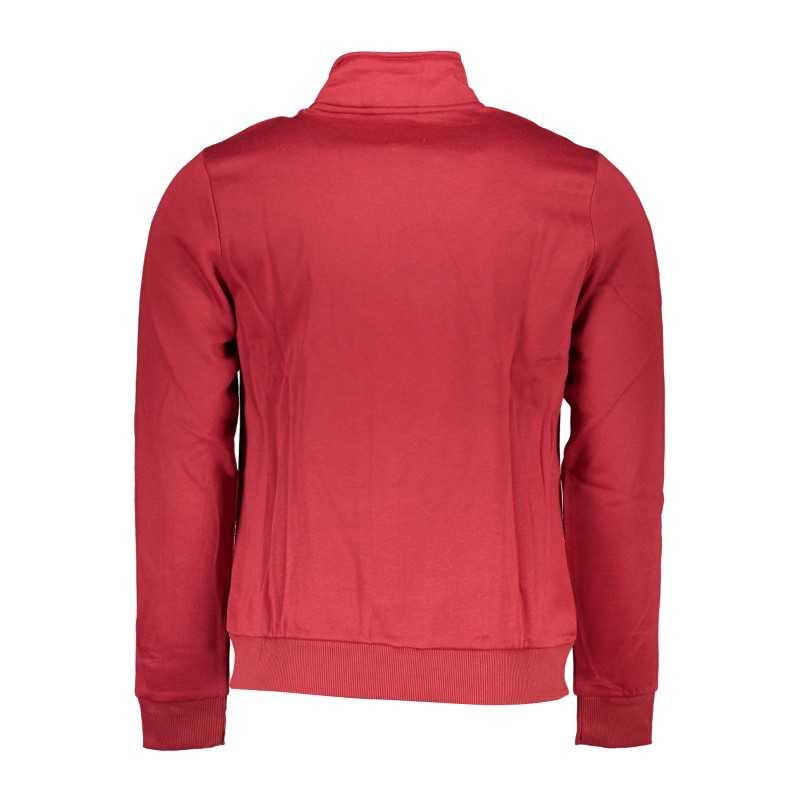 GIAN MARCO VENTURI MEN'S RED ZIP SWEATSHIRT