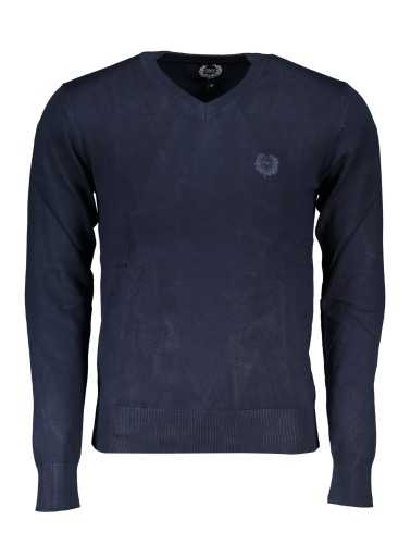 GIAN MARCO VENTURI MEN'S BLUE SWEATER