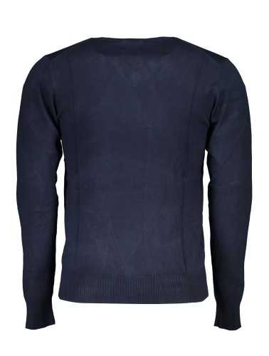 GIAN MARCO VENTURI MEN'S BLUE SWEATER