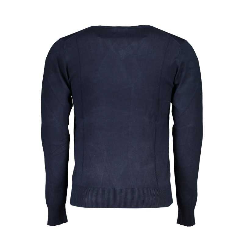 GIAN MARCO VENTURI MEN'S BLUE SWEATER