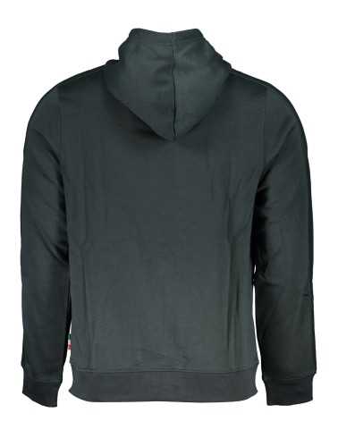 GIAN MARCO VENTURI MEN'S GREEN ZIP SWEATSHIRT