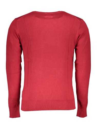 GIAN MARCO VENTURI MEN'S RED SWEATER