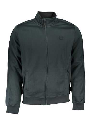 GIAN MARCO VENTURI MEN'S GREEN ZIP SWEATSHIRT