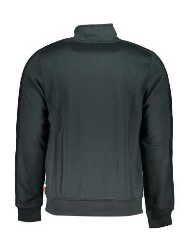 GIAN MARCO VENTURI MEN'S GREEN ZIP SWEATSHIRT