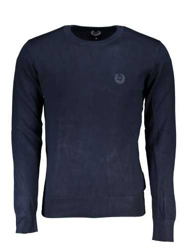 GIAN MARCO VENTURI MEN'S BLUE SWEATER