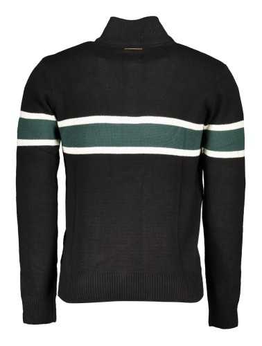 GIAN MARCO VENTURI MEN'S BLACK SWEATER