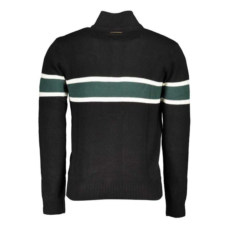 GIAN MARCO VENTURI MEN'S BLACK SWEATER