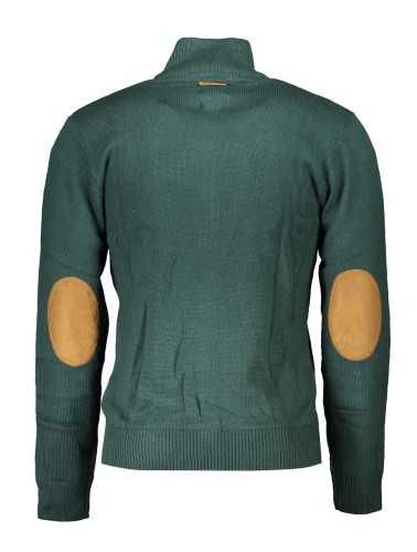 GIAN MARCO VENTURI MEN'S GREEN SWEATER