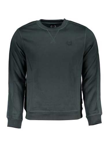 GIAN MARCO VENTURI GREEN MEN'S ZIPLESS SWEATSHIRT