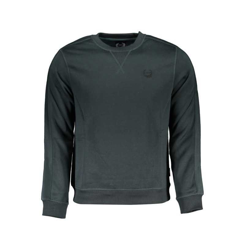 GIAN MARCO VENTURI GREEN MEN'S ZIPLESS SWEATSHIRT