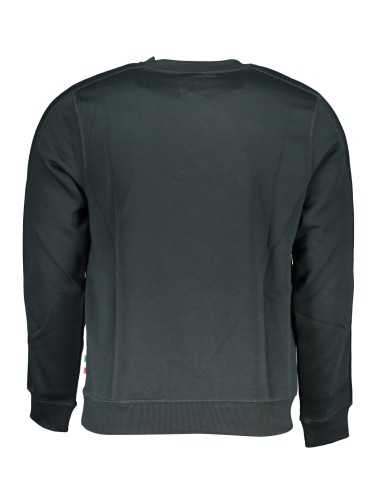 GIAN MARCO VENTURI GREEN MEN'S ZIPLESS SWEATSHIRT