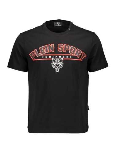 PLEIN SPORT T-SHIRT MANICHE CORTE UOMO NERO