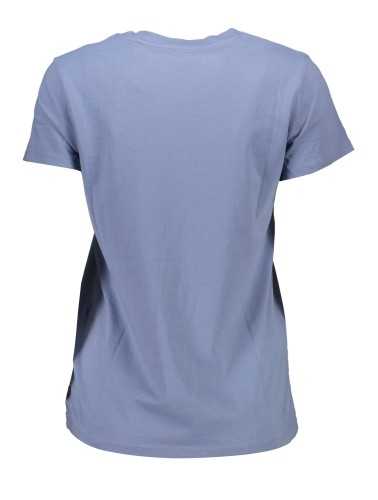 LEVI'S T-SHIRT MANICHE CORTE DONNA AZZURRO