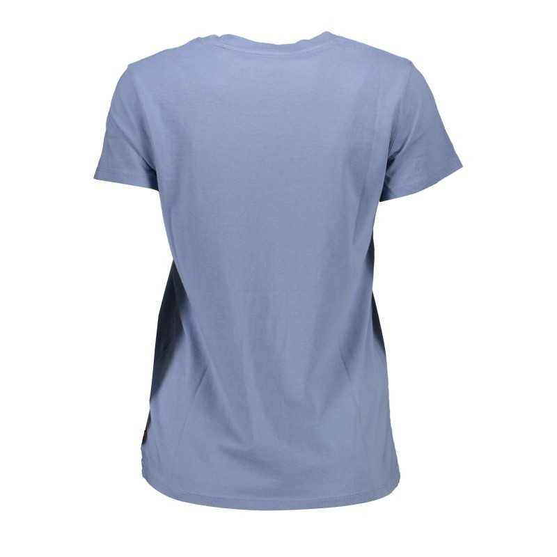 LEVI'S T-SHIRT MANICHE CORTE DONNA AZZURRO