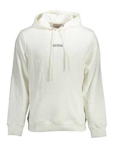 GUESS JEANS SWEATSHIRT WITHOUT ZIP MAN WHITE