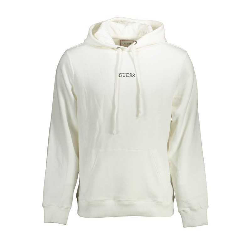 GUESS JEANS SWEATSHIRT WITHOUT ZIP MAN WHITE