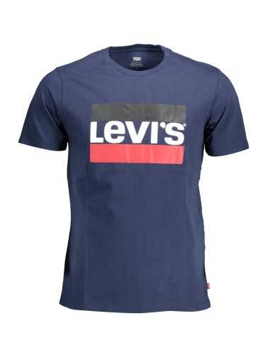 LEVI'S MEN'S BLUE SHORT SLEEVE T-SHIRT