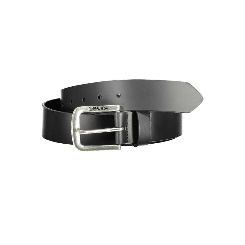 LEVI'S BLACK MEN'S LEATHER BELT