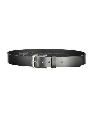 LEVI'S BLACK MEN'S LEATHER BELT