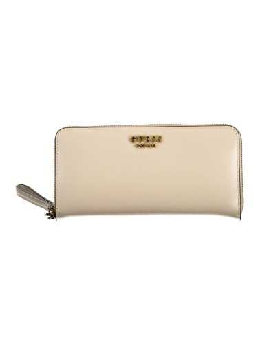 GUESS JEANS WOMEN'S BEIGE WALLET