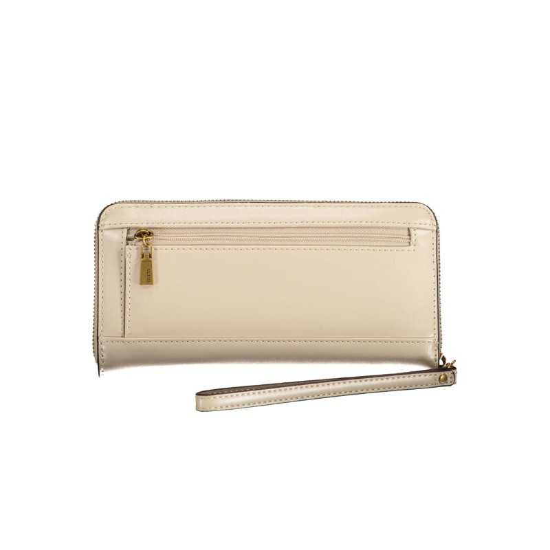 GUESS JEANS WOMEN'S BEIGE WALLET