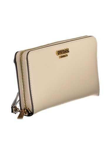 GUESS JEANS WOMEN'S BEIGE WALLET