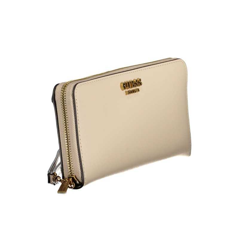 GUESS JEANS WOMEN'S BEIGE WALLET