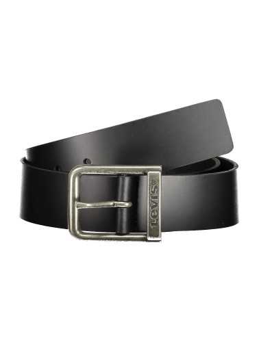 LEVI'S BLACK MEN'S LEATHER BELT