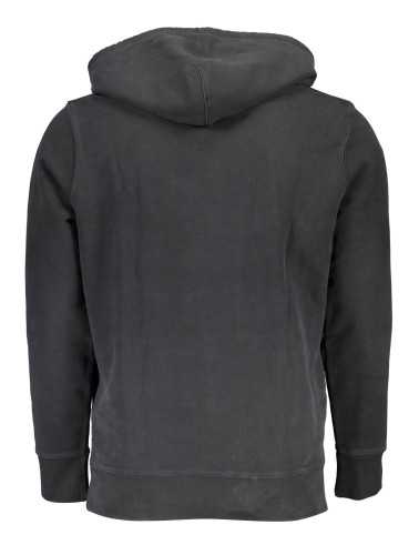 LEVI'S MEN'S BLACK SWEATSHIRT WITHOUT ZIP