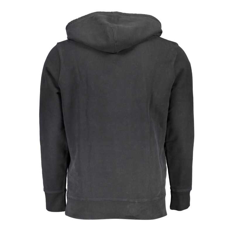 LEVI'S MEN'S BLACK SWEATSHIRT WITHOUT ZIP