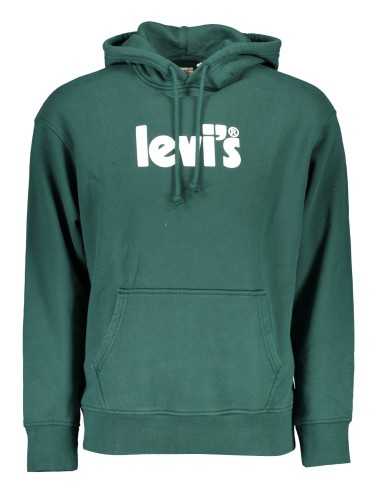 LEVI'S FELPA SENZA ZIP UOMO VERDE