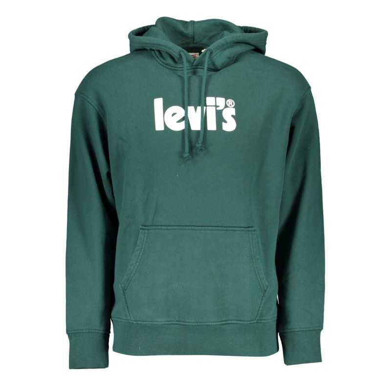 LEVI'S FELPA SENZA ZIP UOMO VERDE