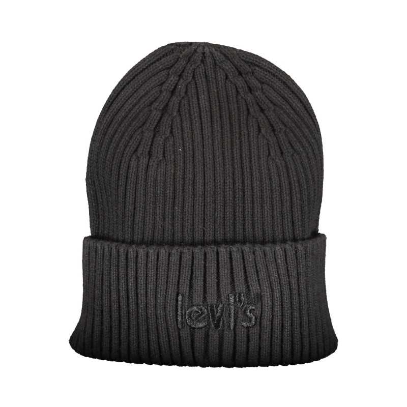 LEVI'S BLACK MEN'S BEANIE