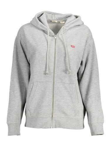 LEVI'S FELPA CON ZIP DONNA GRIGIO