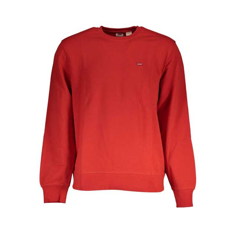 LEVI'S FELPA SENZA ZIP UOMO ROSSO