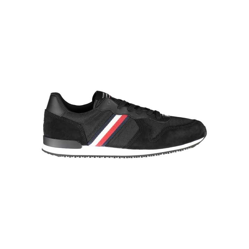 TOMMY HILFIGER BLACK MAN SPORT SHOES