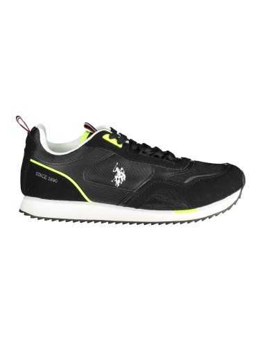 US POLO BEST PRICE BLACK MAN SPORT SHOES