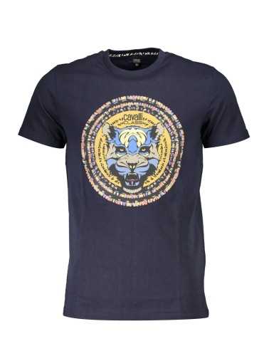 CAVALLI CLASS T-SHIRT MANICHE CORTE UOMO BLU