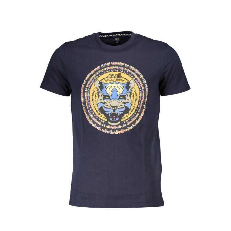 CAVALLI CLASS T-SHIRT MANICHE CORTE UOMO BLU