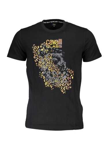 CAVALLI CLASS T-SHIRT MANICHE CORTE UOMO NERO