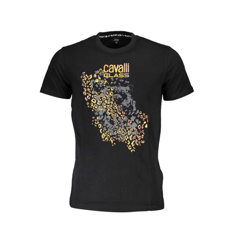 CAVALLI CLASS T-SHIRT MANICHE CORTE UOMO NERO