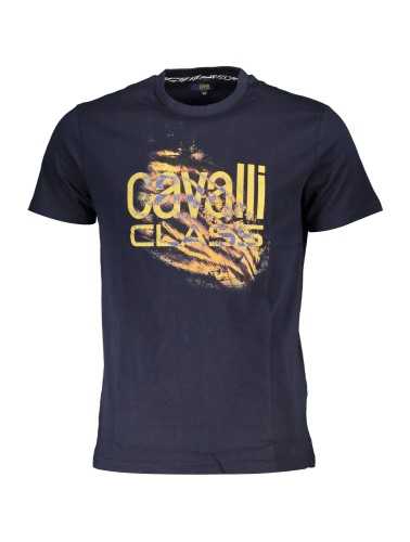 CAVALLI CLASS T-SHIRT MANICHE CORTE UOMO BLU