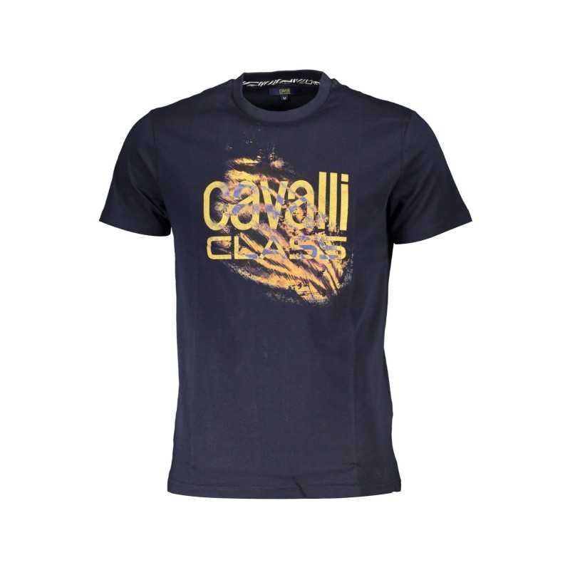 CAVALLI CLASS T-SHIRT SHORT SLEEVE MAN BLUE