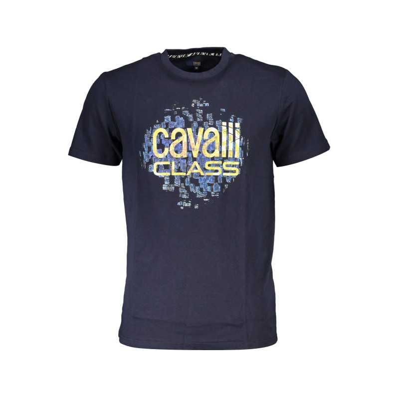 CAVALLI CLASS T-SHIRT SHORT SLEEVE MAN BLUE