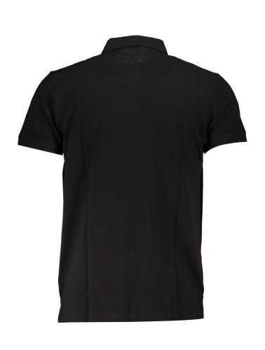 CAVALLI CLASS POLO SHORT SLEEVE MAN BLACK