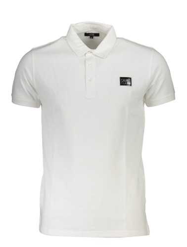 CAVALLI CLASS POLO SHORT SLEEVE MAN WHITE