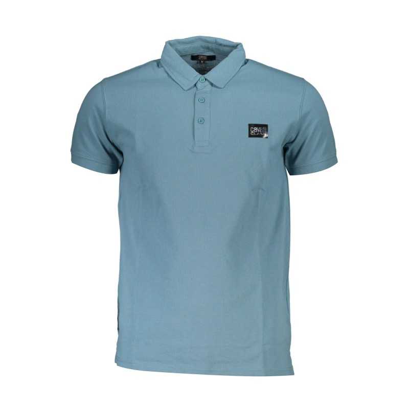 CAVALLI CLASS POLO MANICHE CORTE UOMO AZZURRO