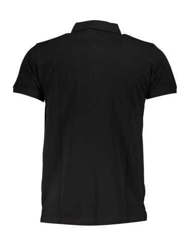 CAVALLI CLASS POLO SHORT SLEEVE MAN BLACK