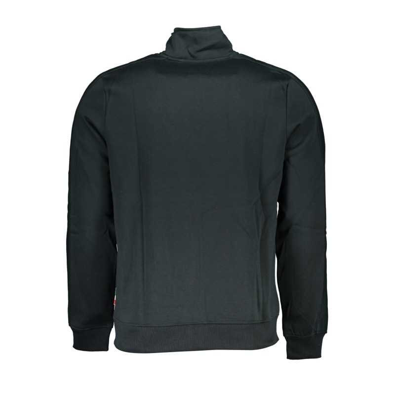 GIAN MARCO VENTURI MEN'S GREEN ZIP SWEATSHIRT