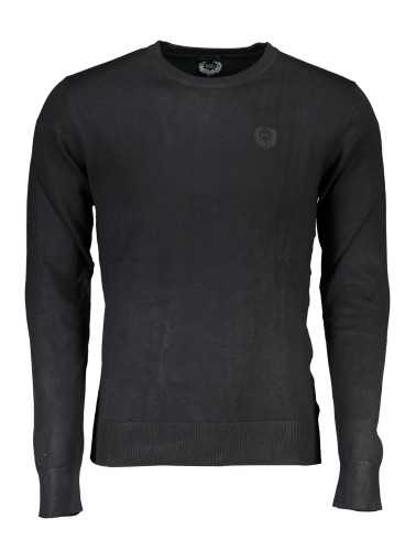 GIAN MARCO VENTURI MEN'S BLACK SWEATER